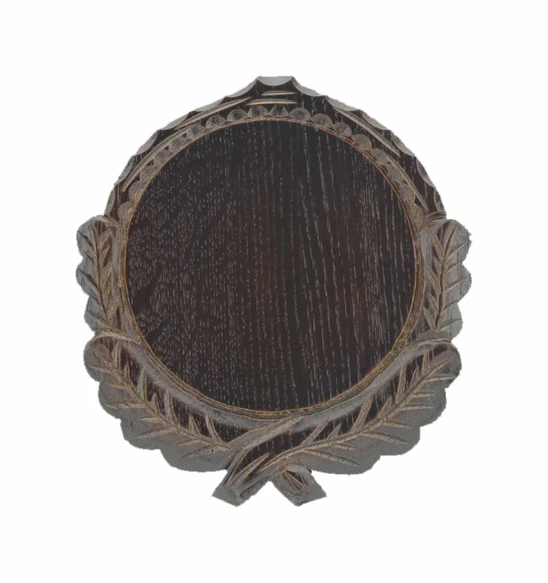 Keilerschild Geschnitzt - 17,5 cm Dunkel
