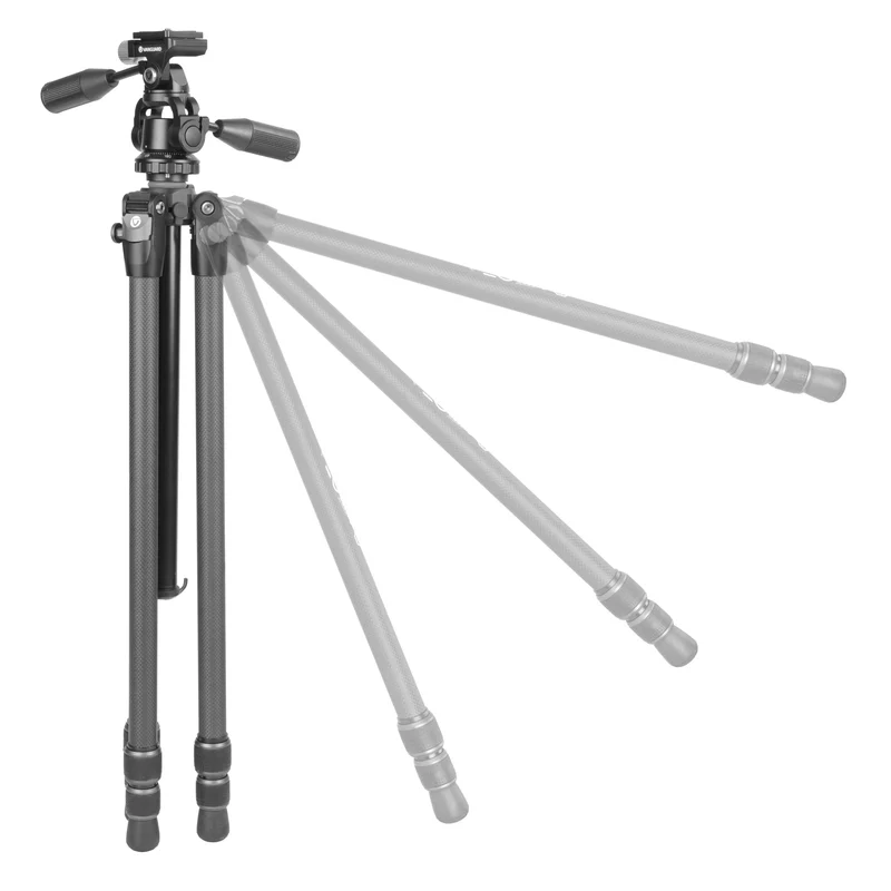 Vanguard Veo 3 263CPS - Trípode de fibra de carbono, rótula de 3 vías