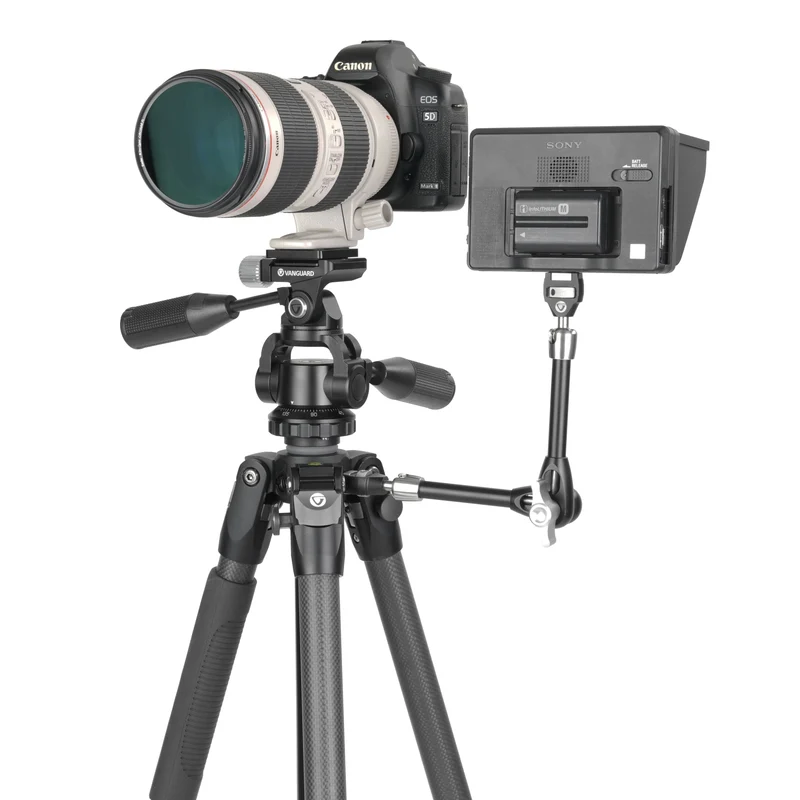 Vanguard Veo 3 263CPS - Trípode de fibra de carbono, rótula de 3 vías