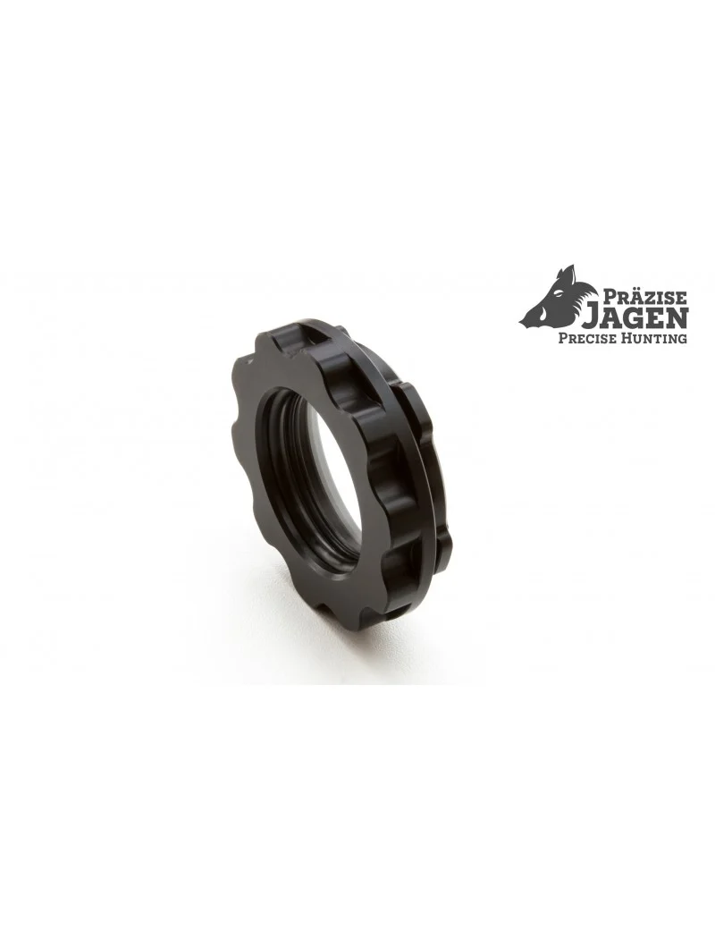 Präzise Jagen Verschlusskappe Klein mit Glas (für Klemmhülsen bis Ø61)