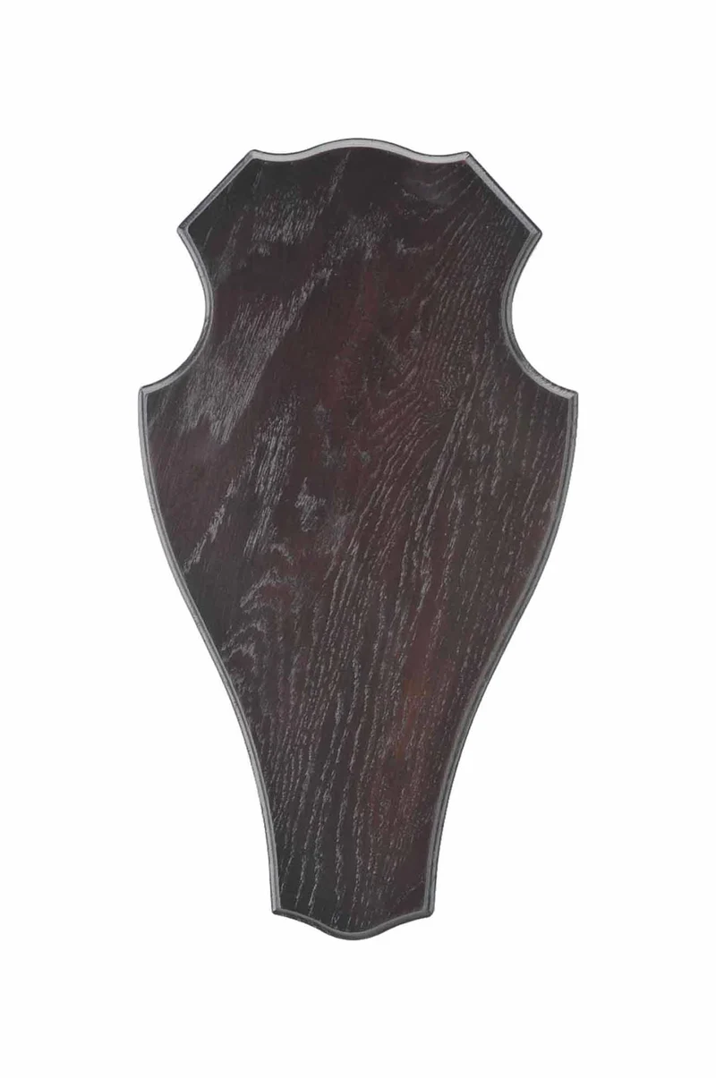Hirschschild Eiche 1 - 32x18 cm Dunkel
