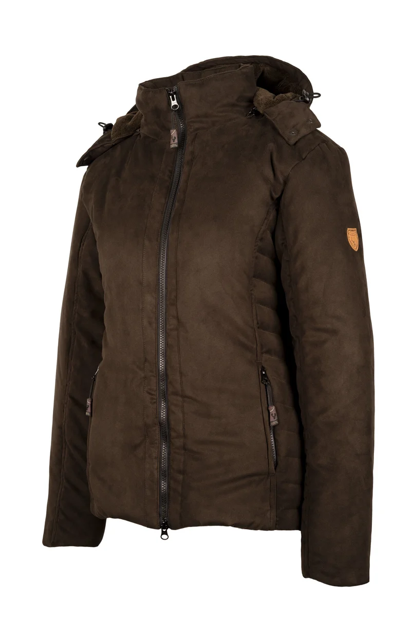 Hubertus Microjacke Nordkap Damen, oliv/braun