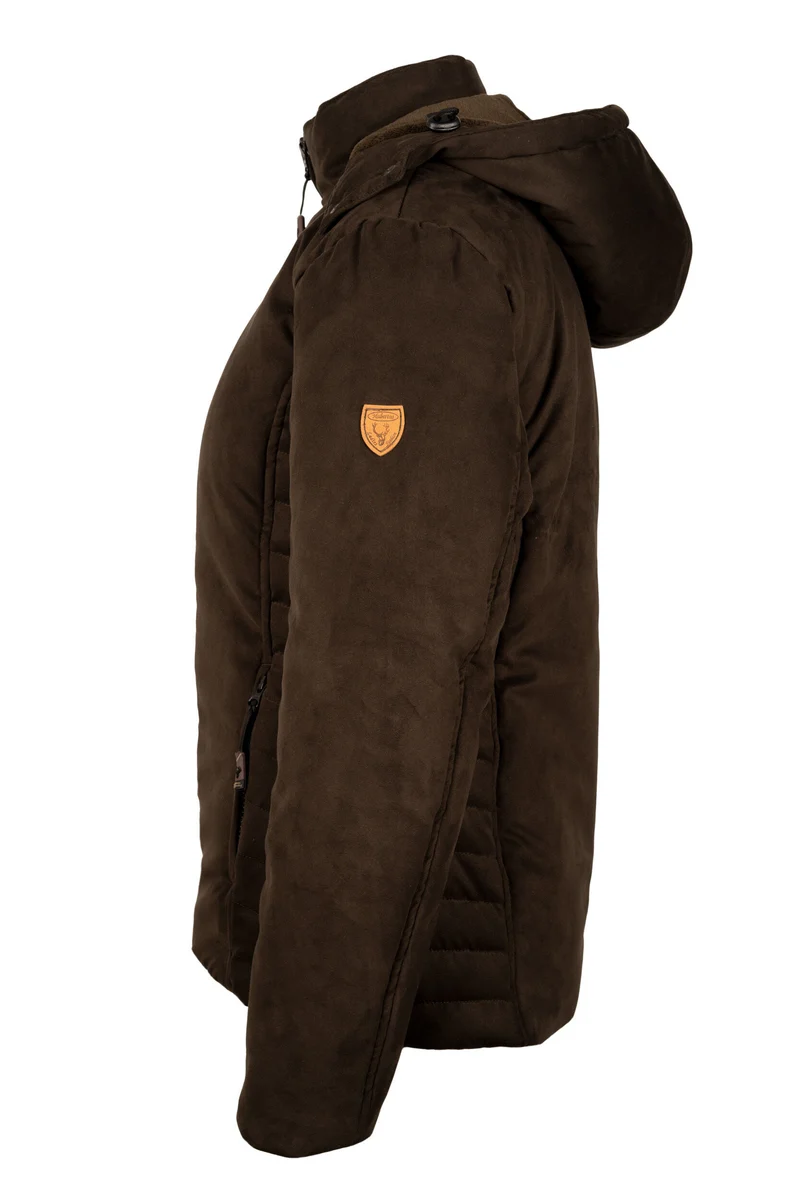 Hubertus Microjacke Nordkap Damen, oliv/braun