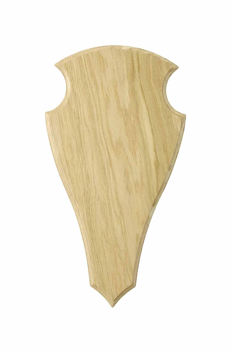 Hirschschild Eiche 2 - 52x26 cm Hell