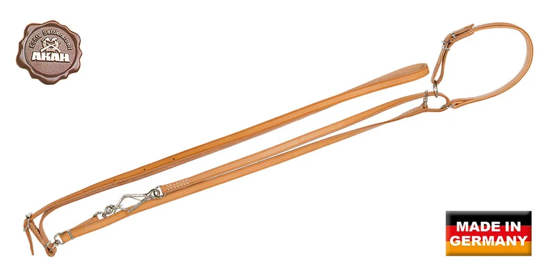 AKAH Umhängeleine mit Halsung 14 mm breit