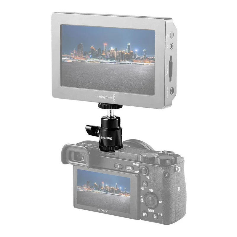 SmallRig 761 New 1/4" Appareil Photo Griffe Porte-Flash Monture avec Additional 1/4" Vis