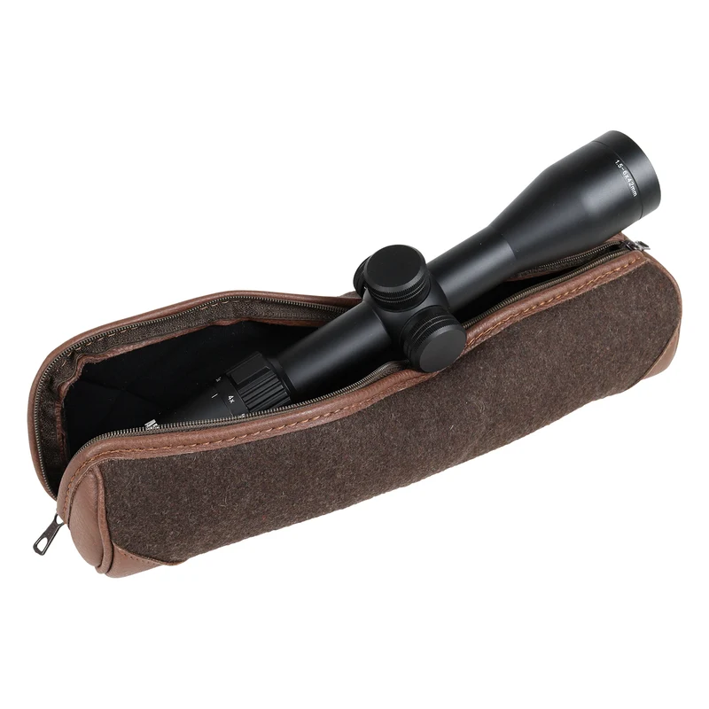 AKAH Zielfernrohrtasche Loden-Elchleder