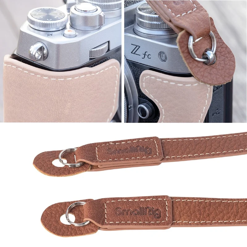 SmallRig Sangle de cou pour appareil photo en cuir 3485