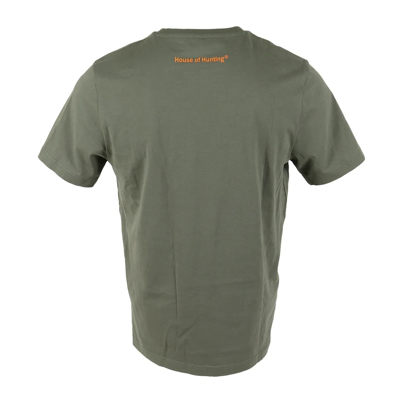 T-Shirt Brush Print grün