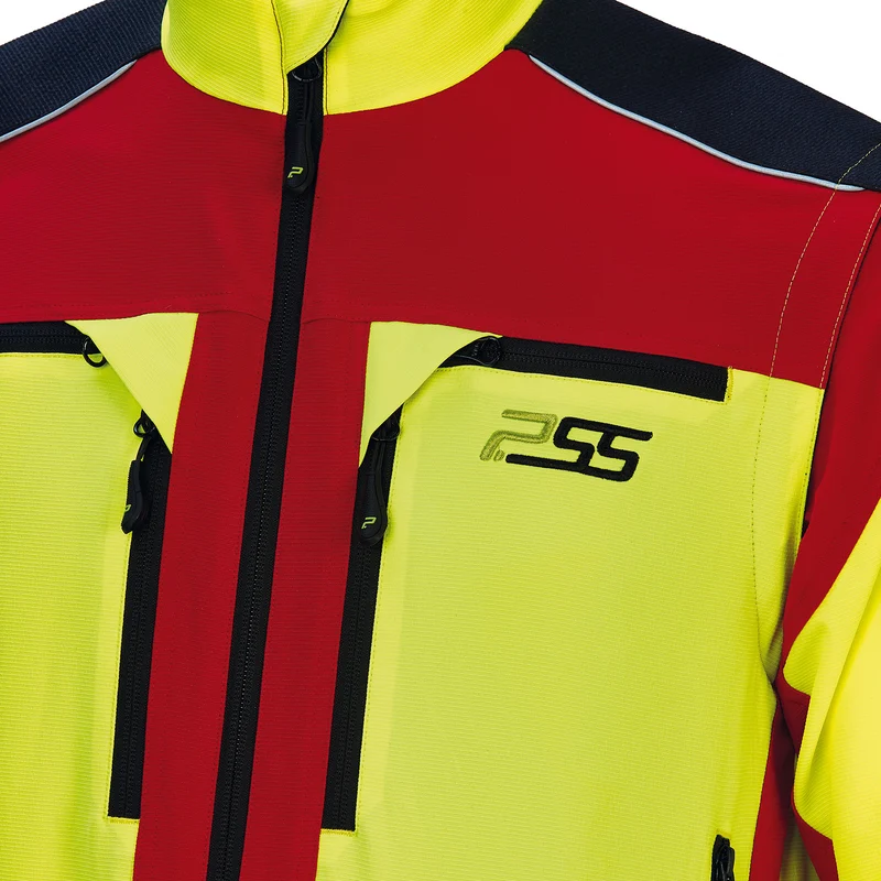 PSS X-treme Vario Stretchjacke gelb/rot