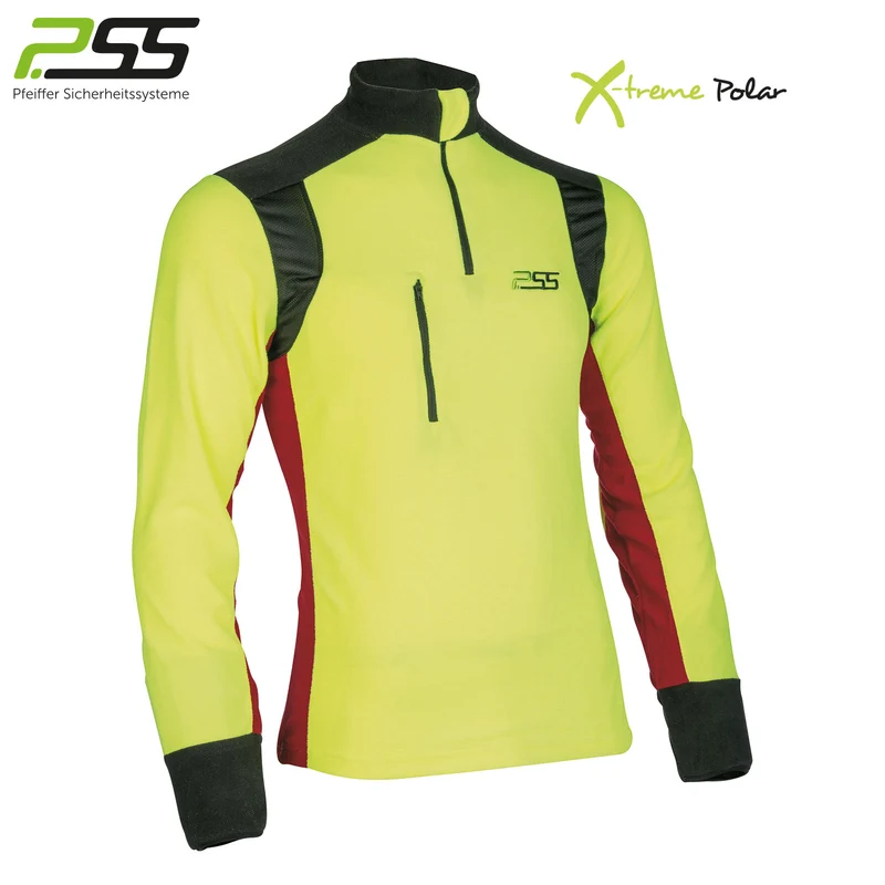 PSS X-treme Polar Fleeceshirt gelb/rot