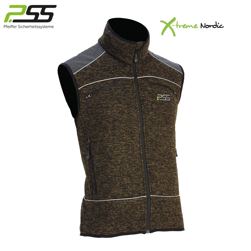PSS X-treme Nordic Strickweste grün/melange