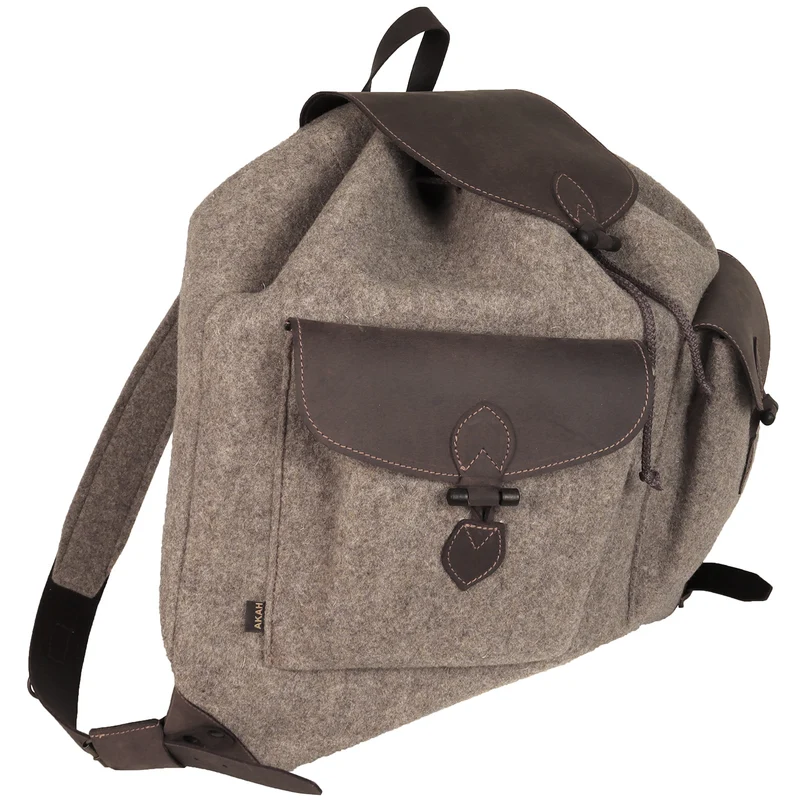 AKAH Wollfilz-Rucksack lautlos