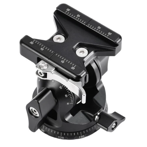 Sunwayfoto Tête bidirectionnelle avec pince et plaque QR DT-03