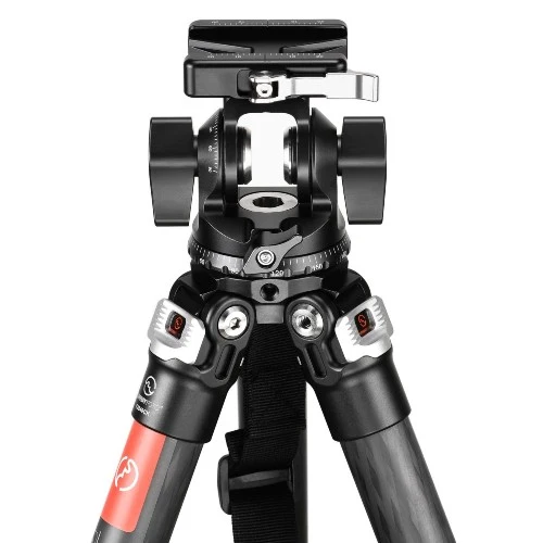 Sunwayfoto Tête bidirectionnelle avec pince et plaque QR DT-03