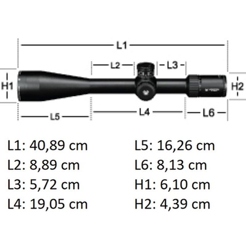Vortex Golden Eagle HD 15-60x52 Télescope ECR-1 SFP avec réticule (MOA)