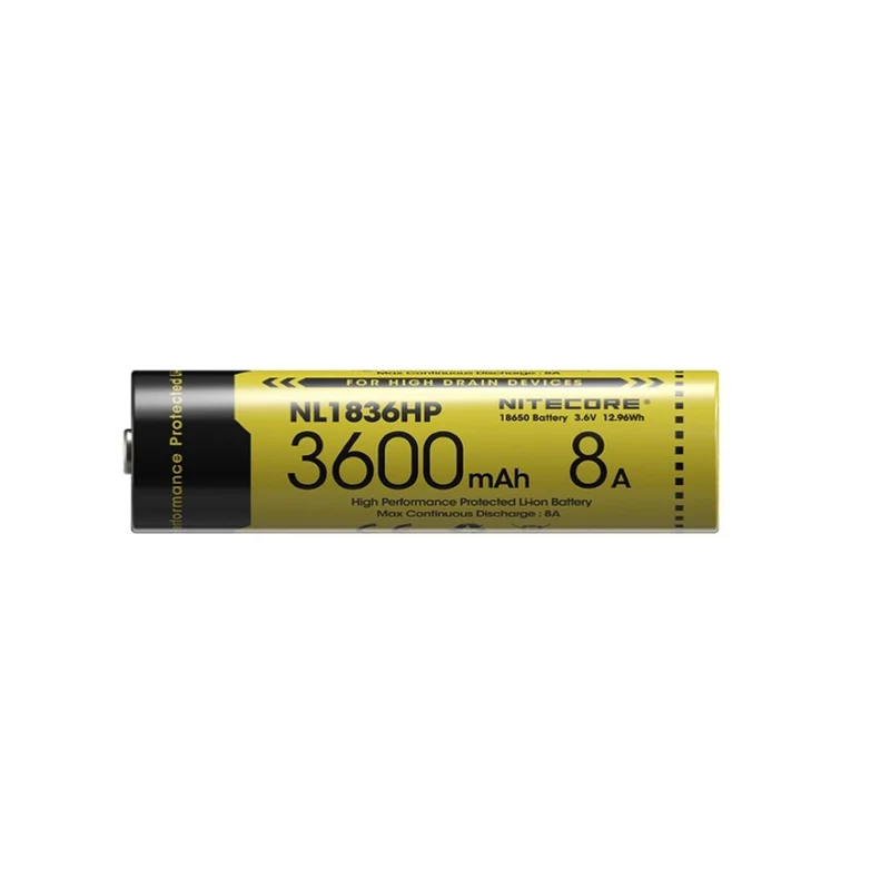 Nitecore NL1836HP Batterie Rechargeable Li-ion, 3,6V, 3600 mAh