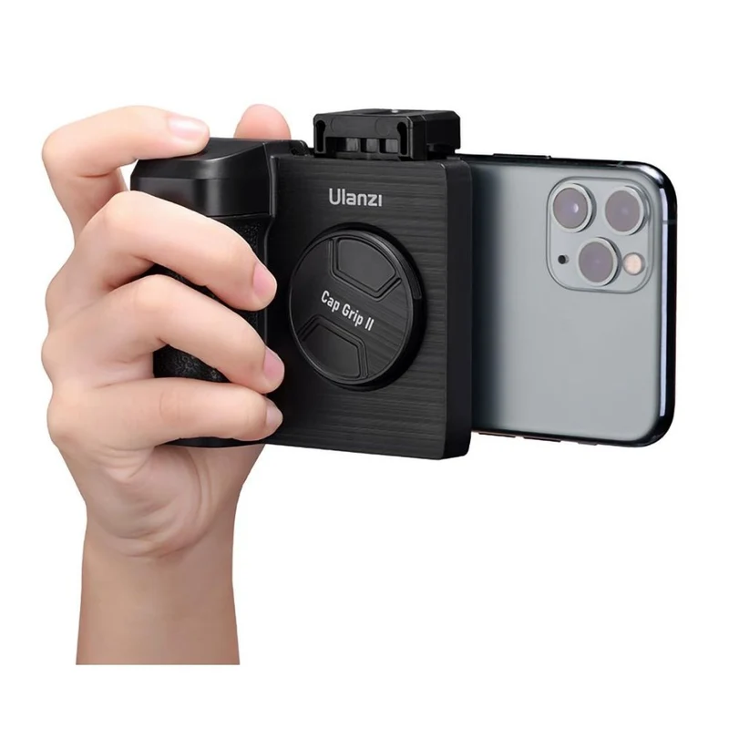 Ulanzi Support de caméra pour smartphone avec télécommande Bluetooth et sabot froid