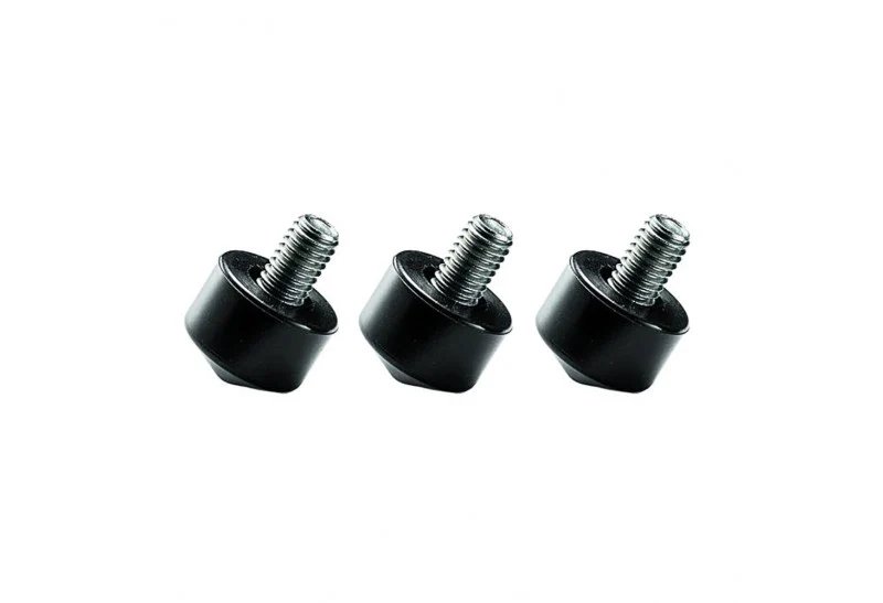 Gitzo GSF25 Pied en Caoutchouc 25mm Lot de 3