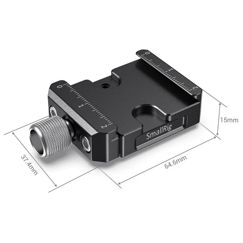 SmallRig Arca-Type Attache Rapide Pince pour DJI Ronin S/Ronin SC et ZHIYUN Crane Series/Weebill S Gimbals DBC2506