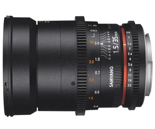 Samyang 35mm T1.5 VDSLR AS UMC II Monture E