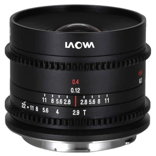Laowa 9mm T2.9 Zero-D Cine Objectif - Monture L