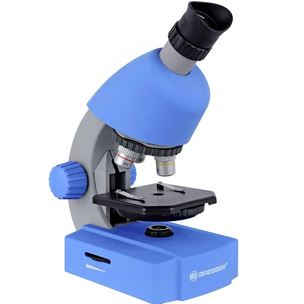 BRESSER JUNIOR Microscope 40x-640x bleu