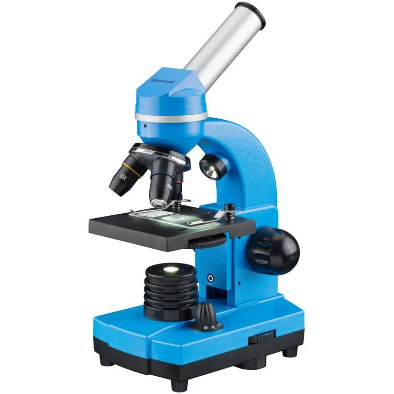 BRESSER JUNIOR Biolux SEL Studenten Microscope bleu (microscope pour étudiants)
