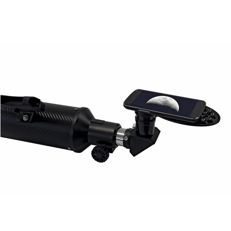BRESSER Arcturus 60/700 AZ carbon design -Lens télescope avec smart-telefoon appareil photo adaptateur