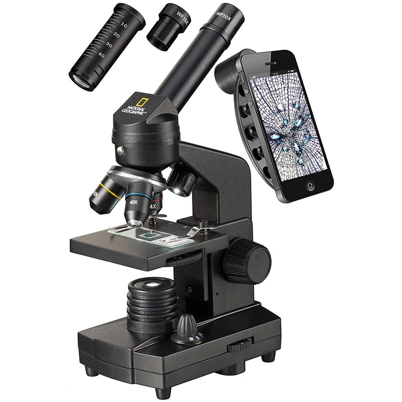 National Geographic Microscope 40-1280x + adaptateur
