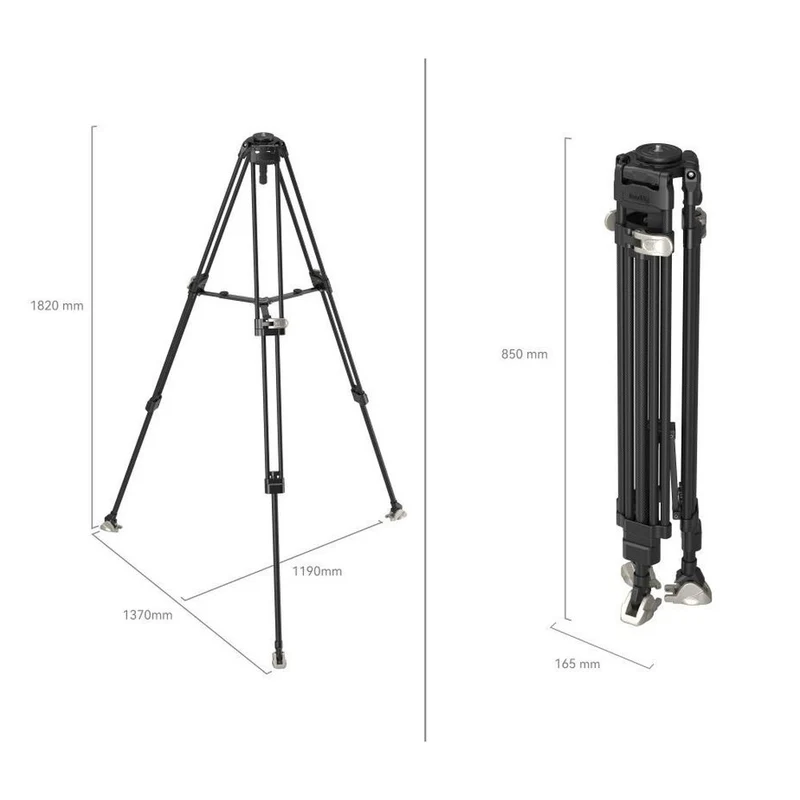 SmallRig FreeBlazer Trépied en fibre de carbone robuste 4167