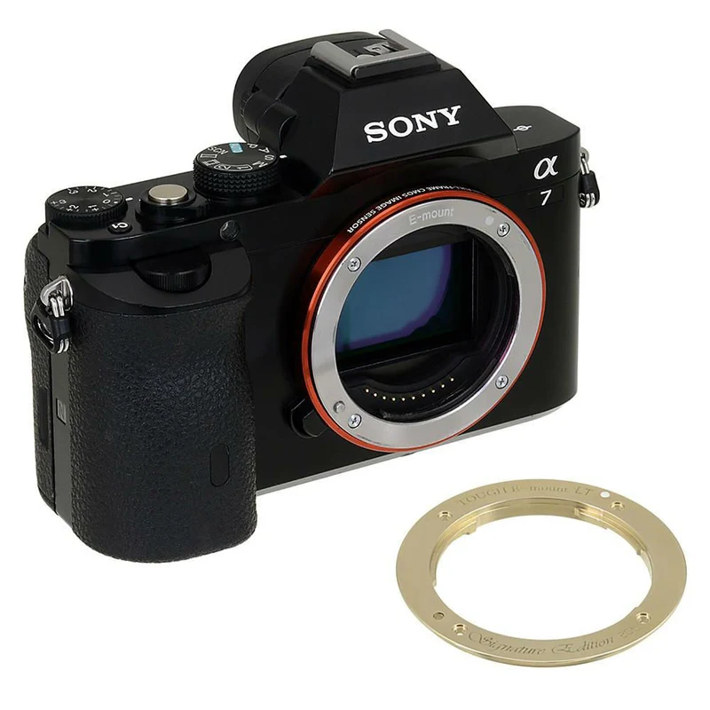 Fotodiox Pro TOUGH E-Mount - Signature Gold Edition - Light Tight de Remplacement Objectif Monture pour Sony E-mount (SnyE-ToughE-P-SE15-LT)