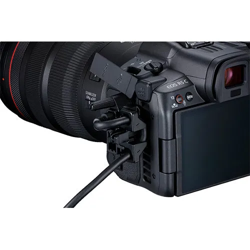 Canon EOS R5 C + Adaptateur de Microphone XLR Tascam CA-XLR2d-C pour Canon