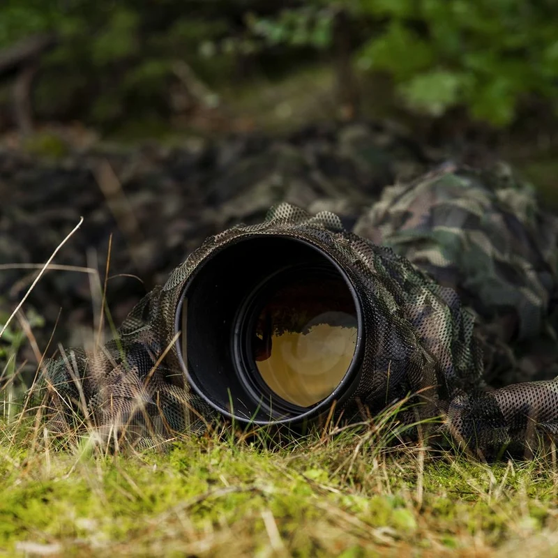 Caruba Filet de camouflage Woodland