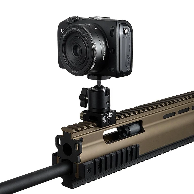 Fotodiox RAIL DOGZ Monture universelle pour rail d'arme à feu Picatinny (Rail-Dogz-Universal)