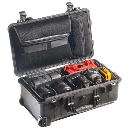 Peli™ 1514 Valise de protection noire avec jeu de séparateurs