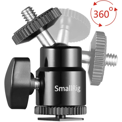 SmallRig 1/4 Support de sabot pour appareil photo "avec vis supplémentaire de 1/4" (paquet de 2) 2059