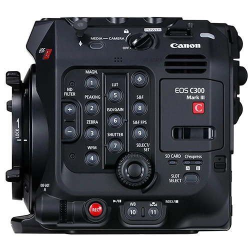 Canon EOS C300 mark III + module d'extension EU-V2 2