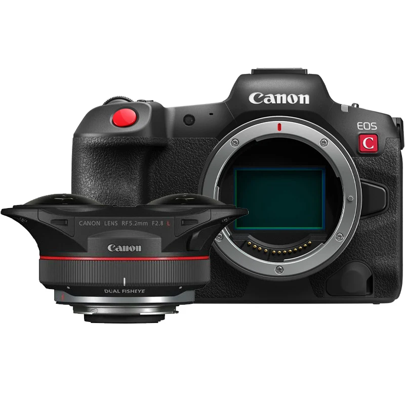 Canon EOS R5 C Boîtier + Canon RF 5.2mm f/2.8L Dual Fisheye