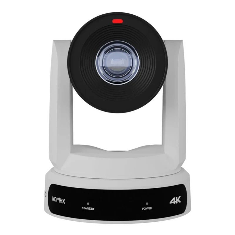 PTZOptics Move 4K, une caméra PTZ de 3ème génération, zoom optique 30x blanc