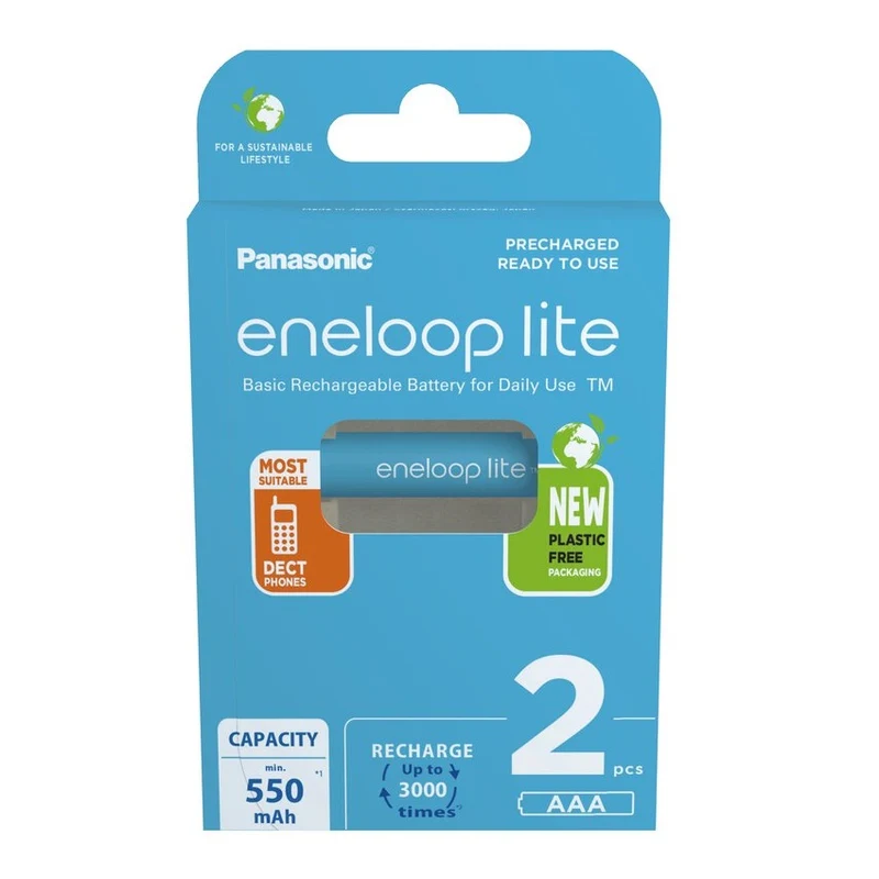 Panasonic Eneloop Lite 2x (AAA) 550mAh