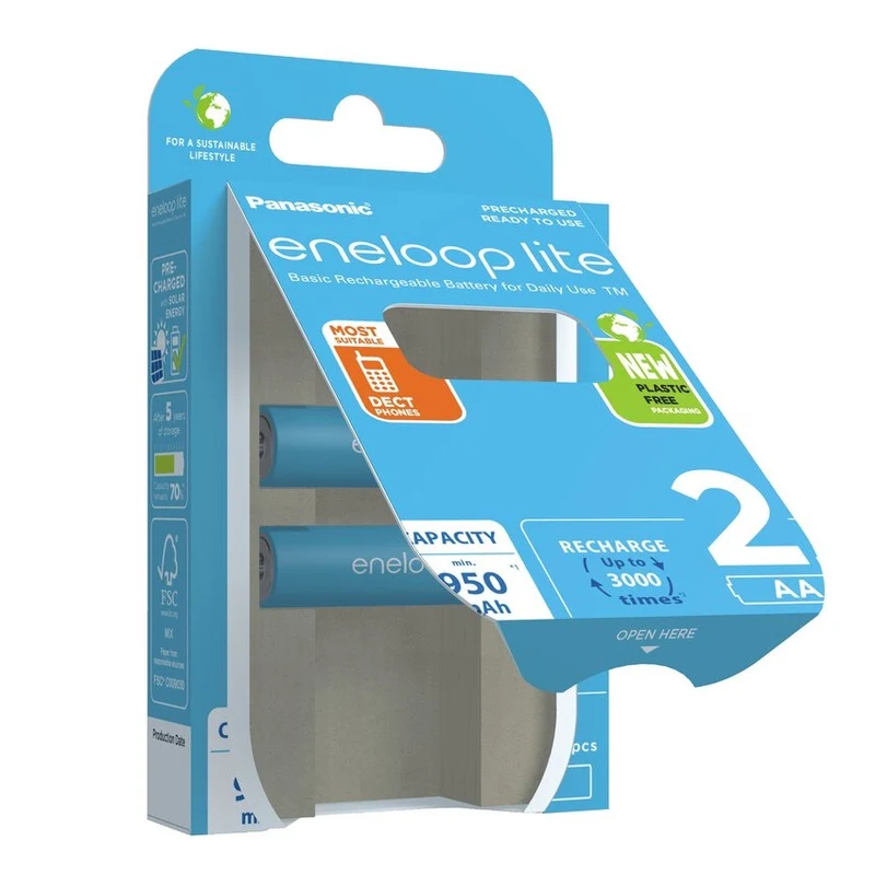 Panasonic Eneloop Lite 2x (AA) 950mAh