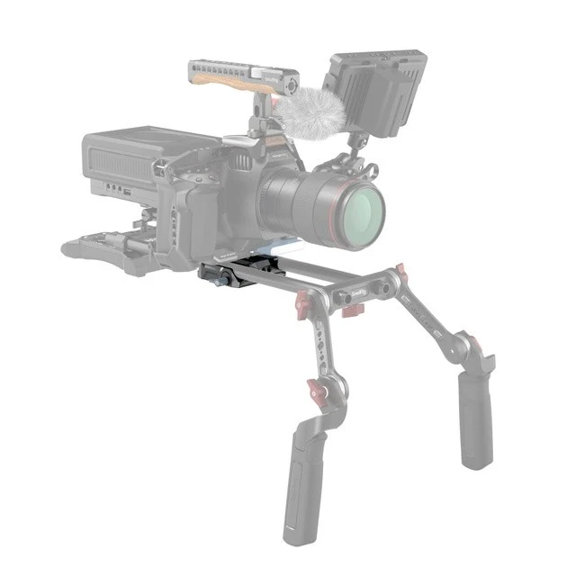 SmallRig 3357 Plaque de base universelle LWS avec double pince à tige de 15mm