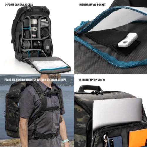 Tenba Axis V2 32L Sac à Dos - MultiCam Noir