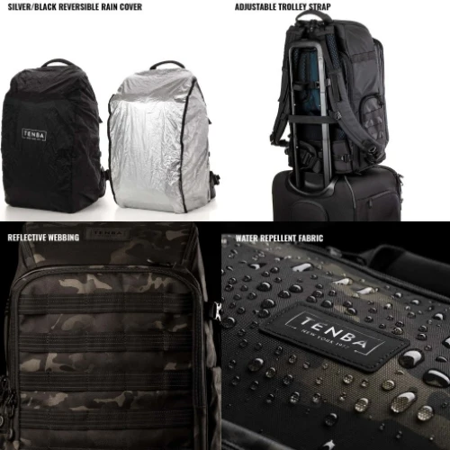 Tenba Axis V2 24L Sac à Dos - MultiCam Noir