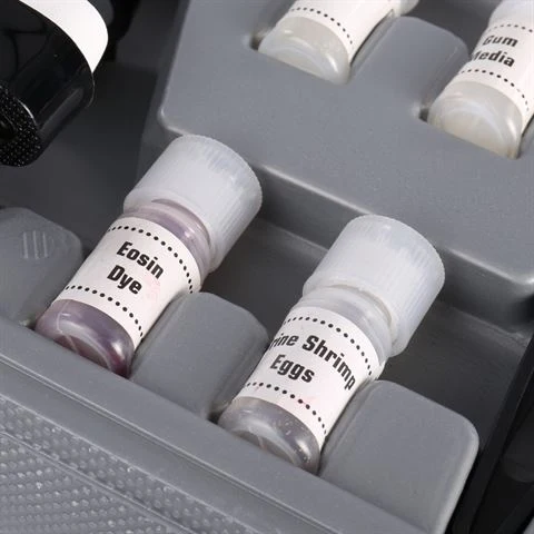 Byomic Kit Microscope Débutants 100, 400, 900x avec Étui