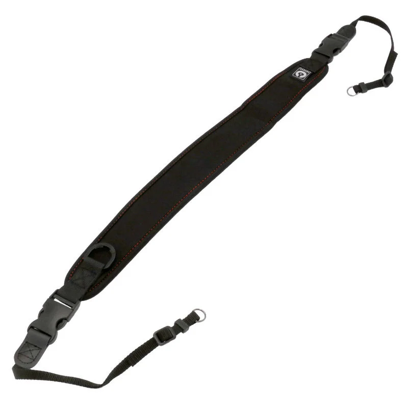 Caruba Appareil photo Neckstrap - comfort + Attache Rapide (Noir+Rouge)