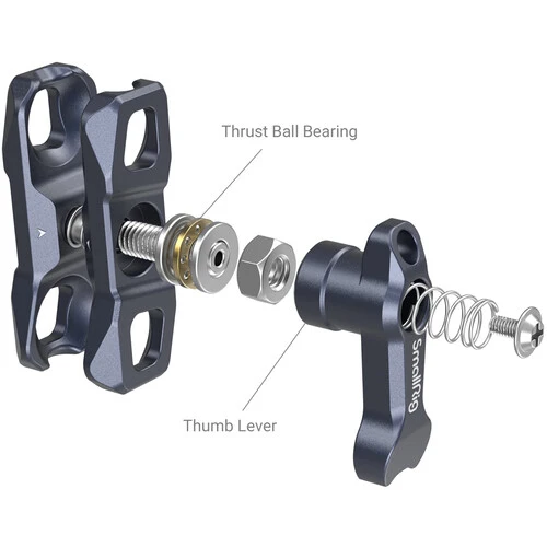 SmallRig Magic Arm avec deux rotules (vis 1/4"-20 et pince OTAN) 3875