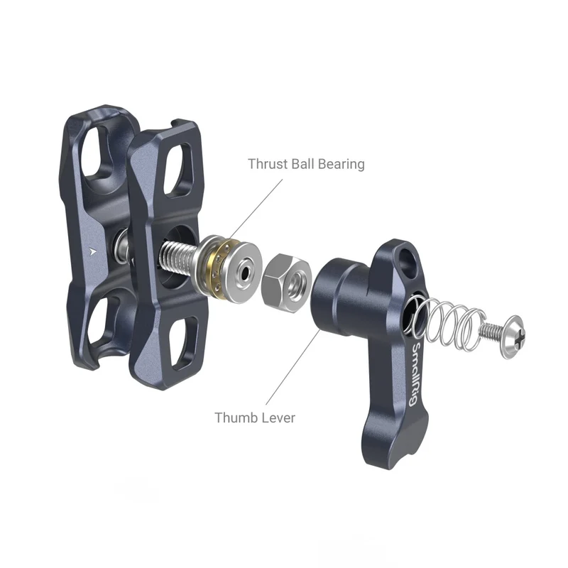 SmallRig Magic Arm avec deux rotules (vis 1/4"-20 et vis de positionnement ARRI) 3874