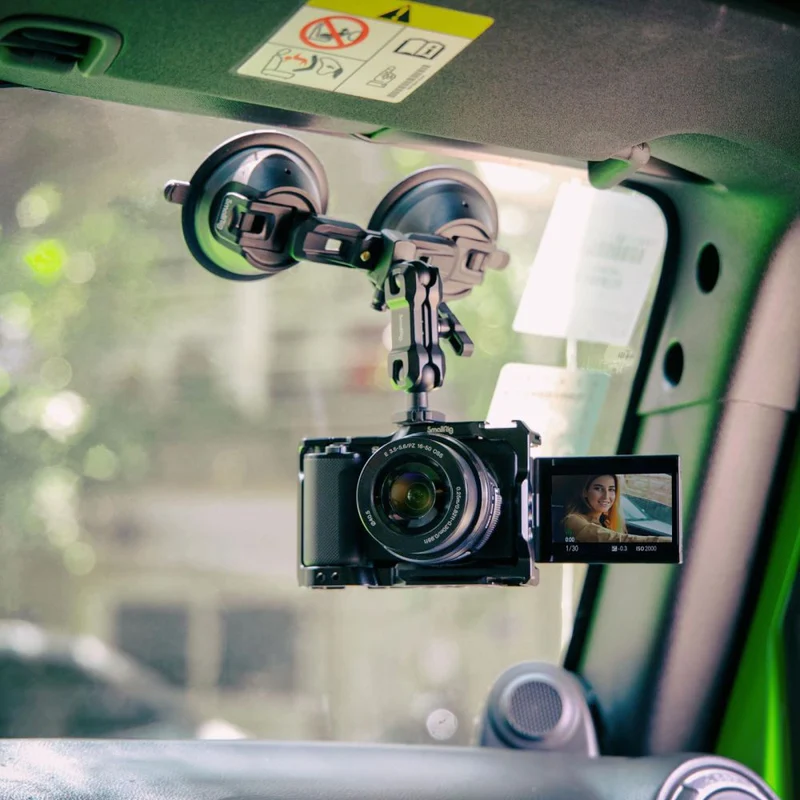 SmallRig Portable Double Ventouse Support de caméra SC-2K 3566